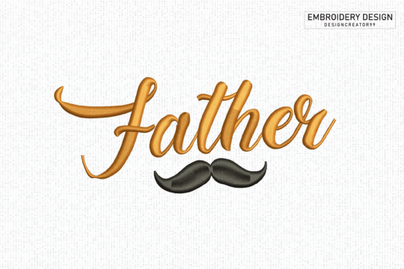 Dad Embroidery: A Warm, Versatile Holiday Design