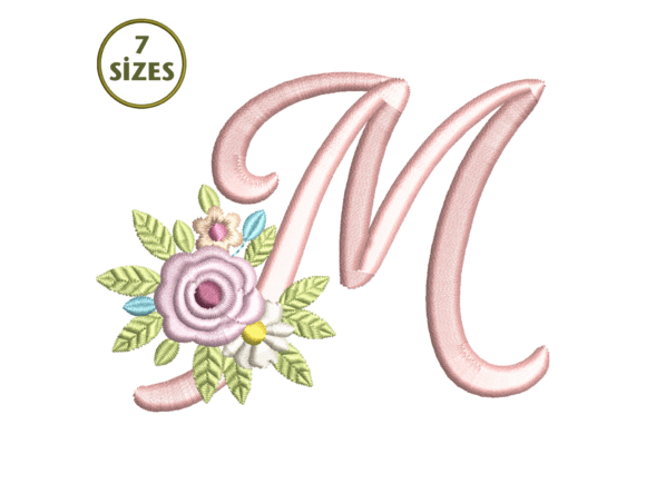 Pastel Floral M Embroidery