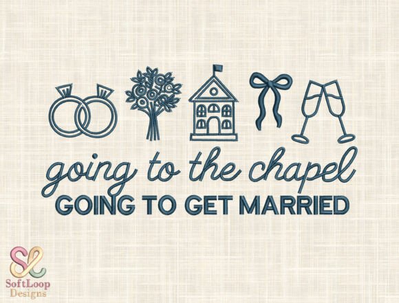 Wedding Icons Machine Embroidery File